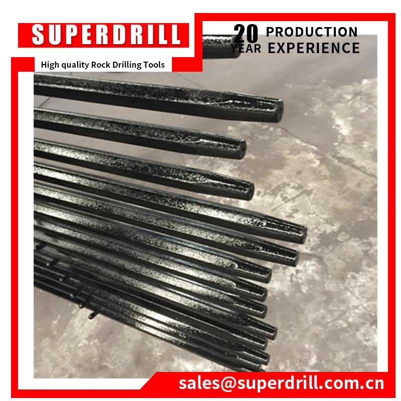 Hex 25Tapered rock drilling tools tapered rod