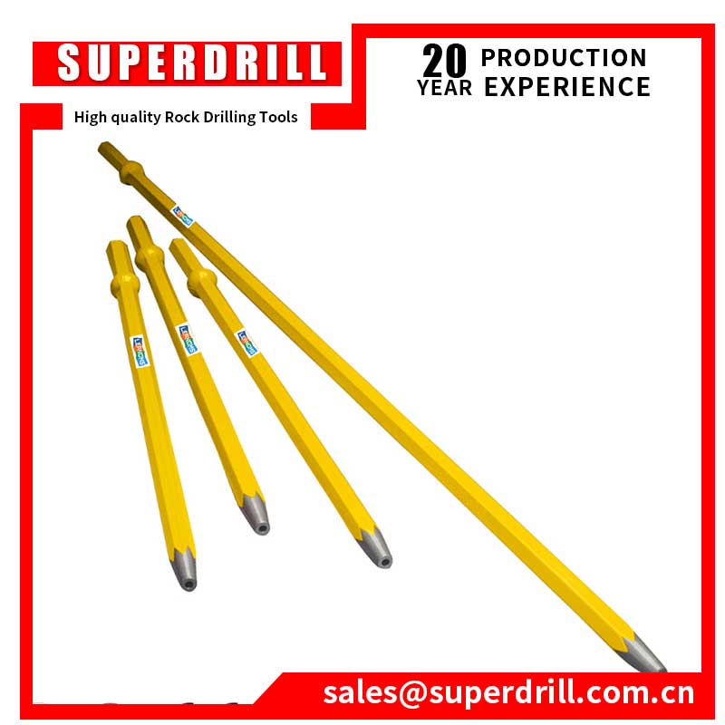 H19 H22 H25 Tapered drill rod Taper rock rod drill rod with high quality