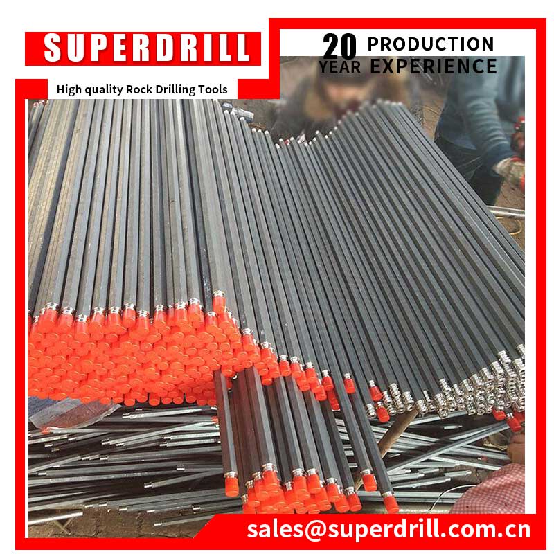 Forging Type Blast Hole Tapered Rock Drill Rods