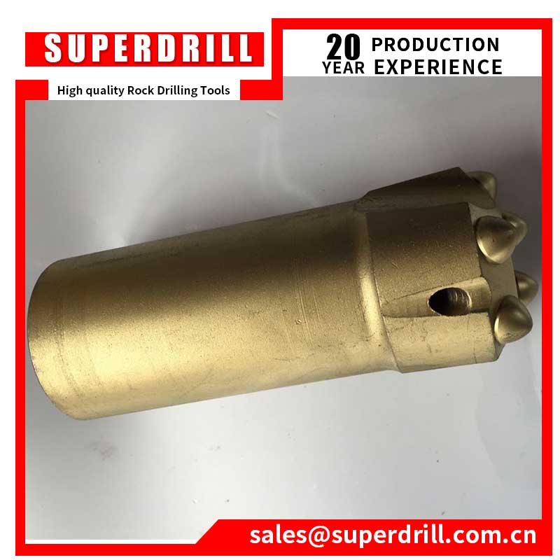 36mm R25 threaded rock drill button bit for mining with normal skirt