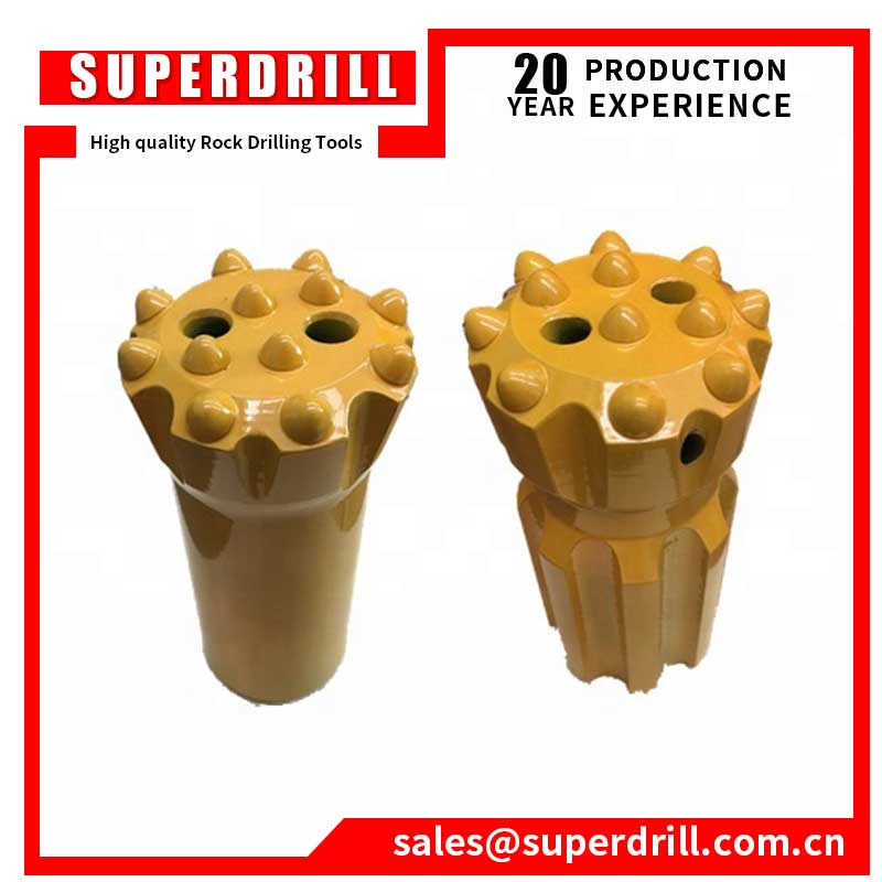 34mm cemented tungsten carbide taper button drill bits for hard rock drilling