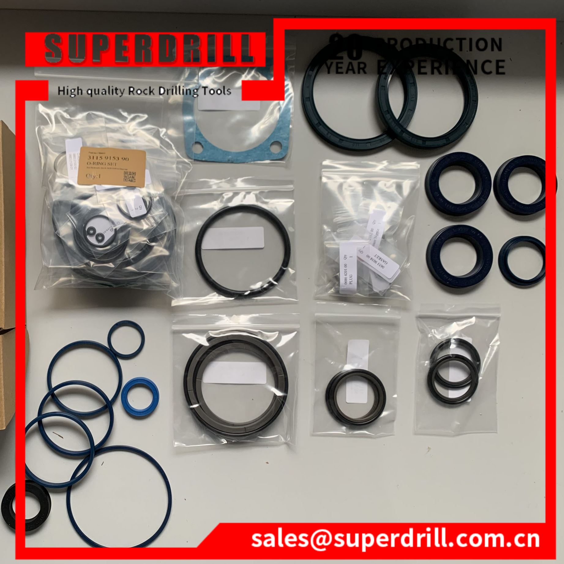 3128307667/valve Seal Repair Kit/boomer 104 281 282 353 K111 S1d Simba H157 S7d/drilling Rig Parts