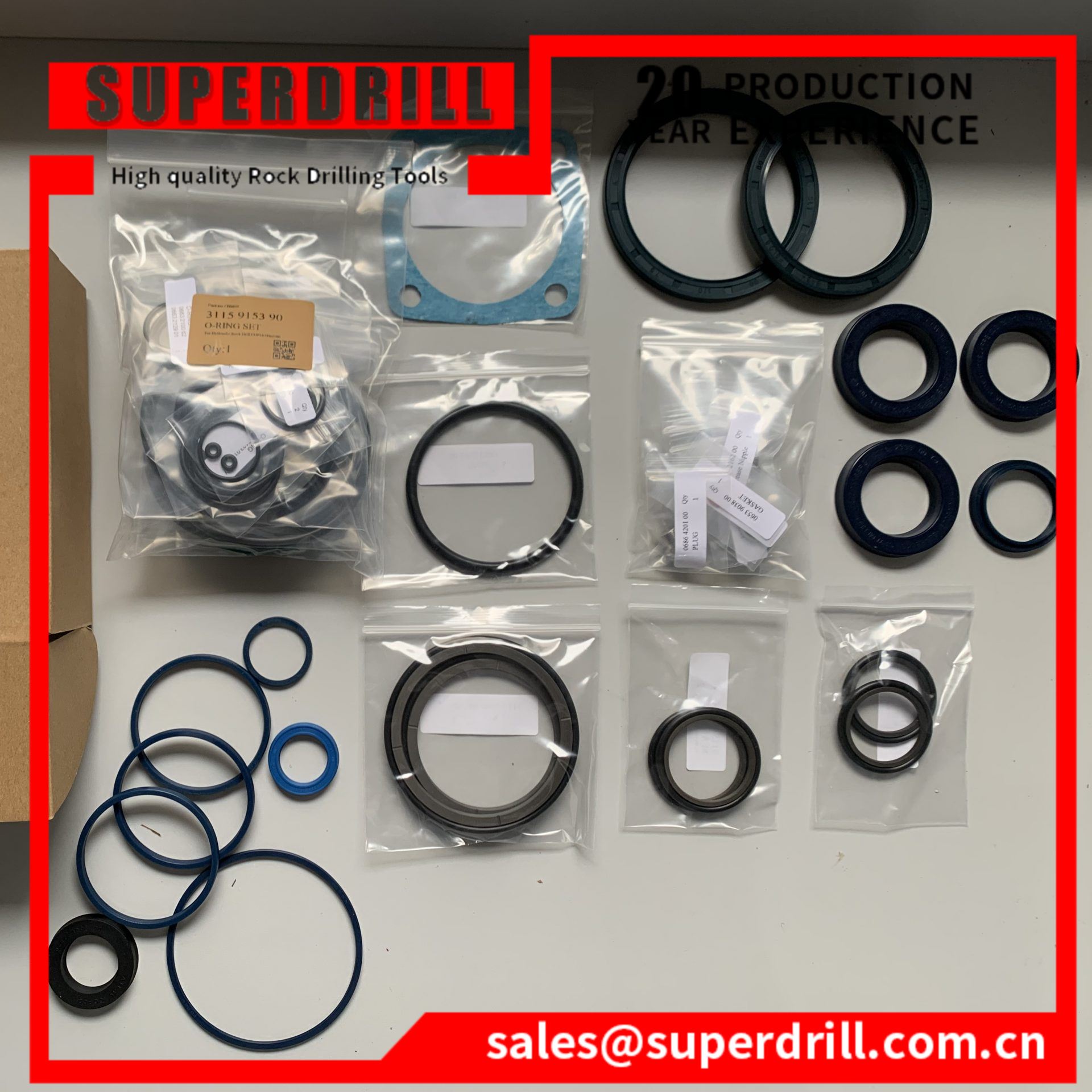 3115917096/sealing Package For Overhaul Of Rock Drill/cop2238+/drilling Rig Parts