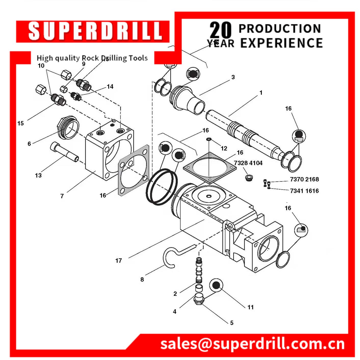 73703958 / Screw / H 200 /drilling Rig Accessories