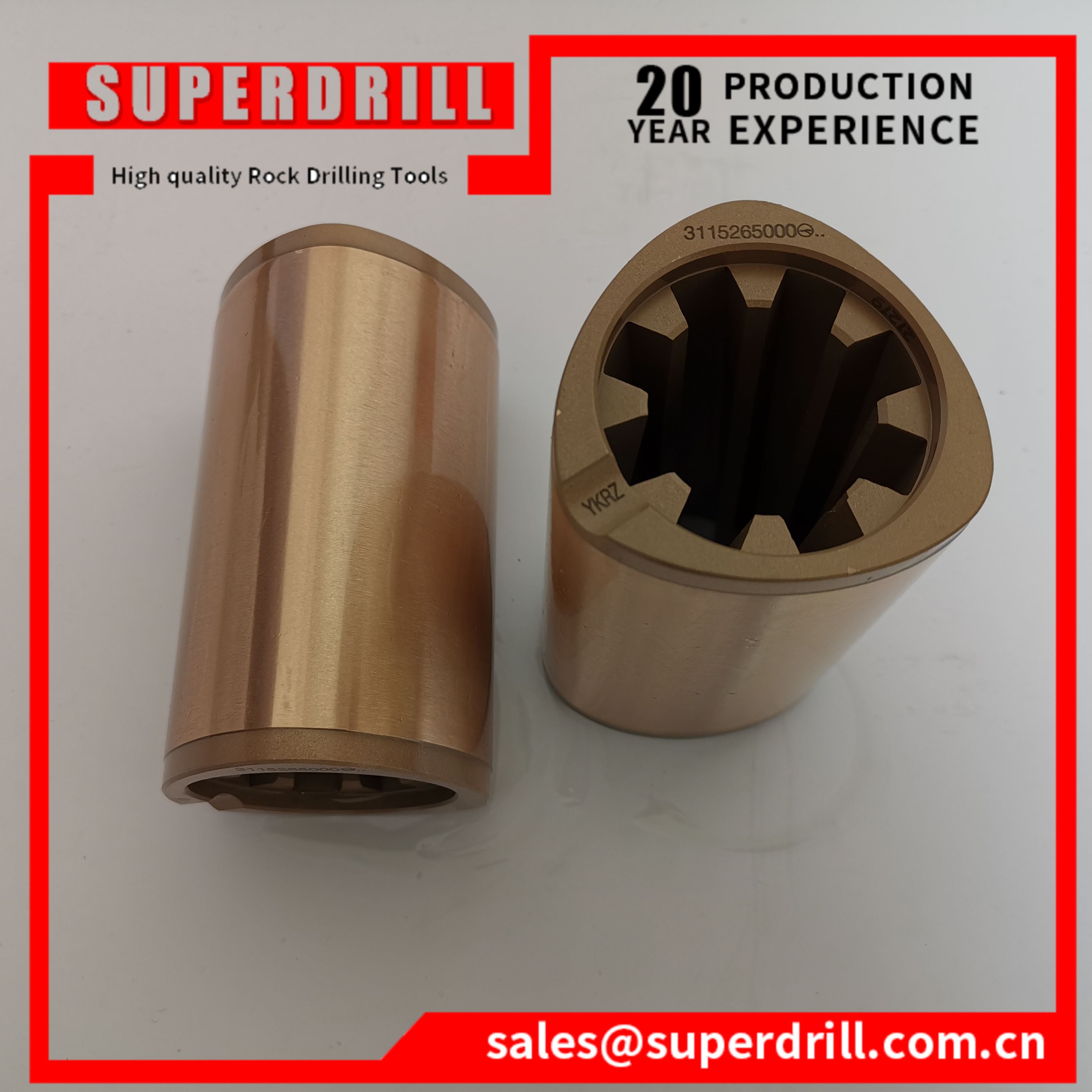 3115211900/drill Tail Copper Sleeve/drilling Rig Accessories