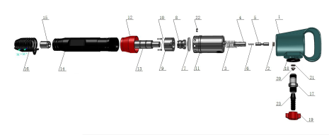 G10 G11 G15 Air rock picks pneumatic hammer/ breaker tool