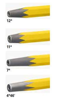 Tapered drill rod Tapered drill rod