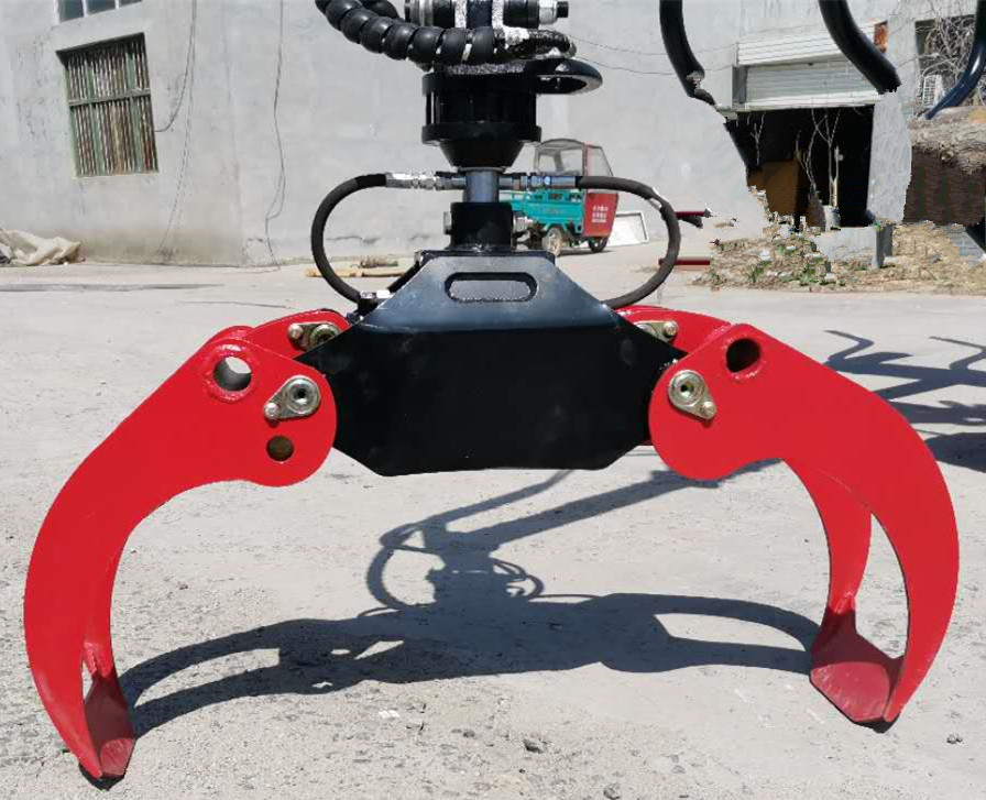 The Mini Excavator Log Rotating Grapple The Mini Excavator Log Rotating Grapple
