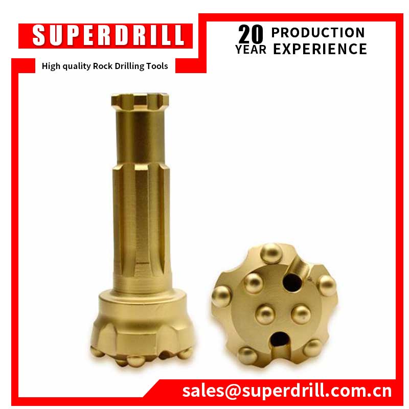 DHD2.5 High Air Pressure 76mm DTH Hammer Bit or Water Well quarry mining Drilling
