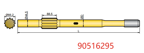 Gardner Denver HPR 1H and HPR 45 Shank Adapters