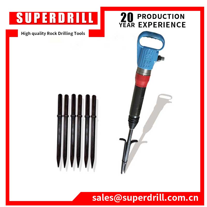 2. Superdrill G7/G10/G15 Hand-Held Pneumatic Air Pick: 