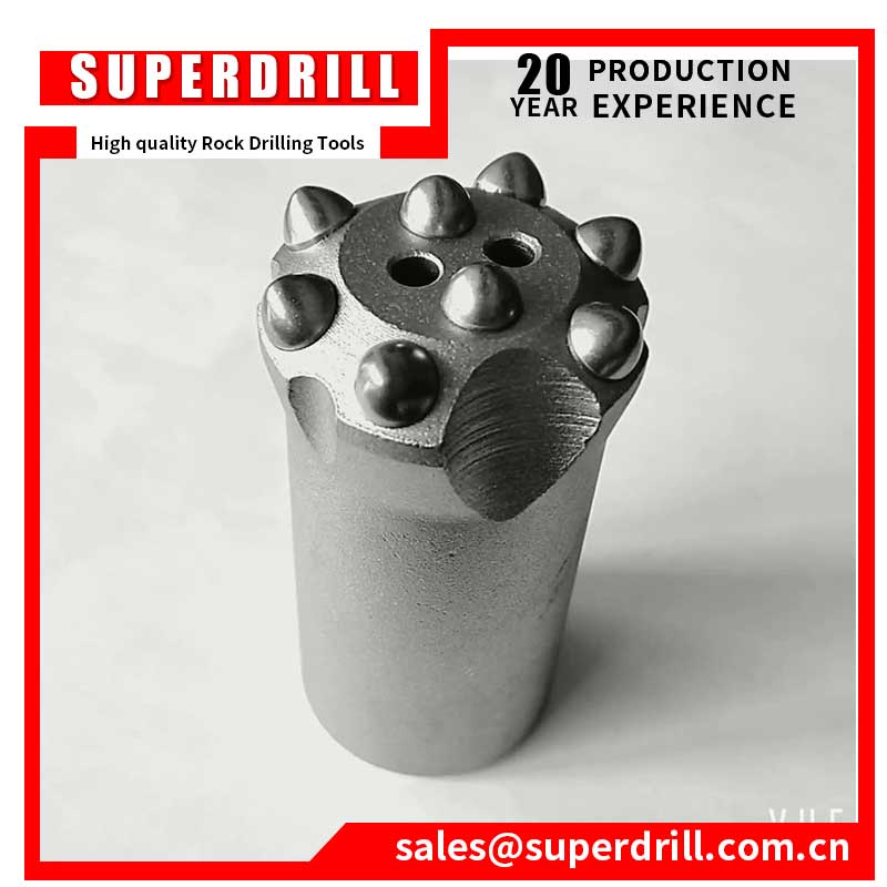 34 mm 8 button 12 or 7 degree taper button bits high quality bits core drill bit