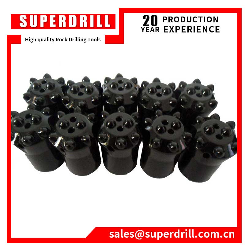 Rock Drilling Machine Spare Parts Shank Bit Tapered Button Drill Bits For Rock Drill