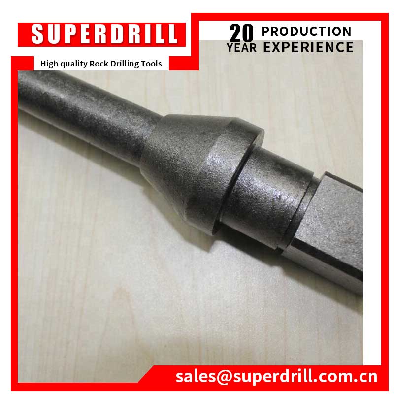 High quality hex 22 integral drill rod with 108mm shank