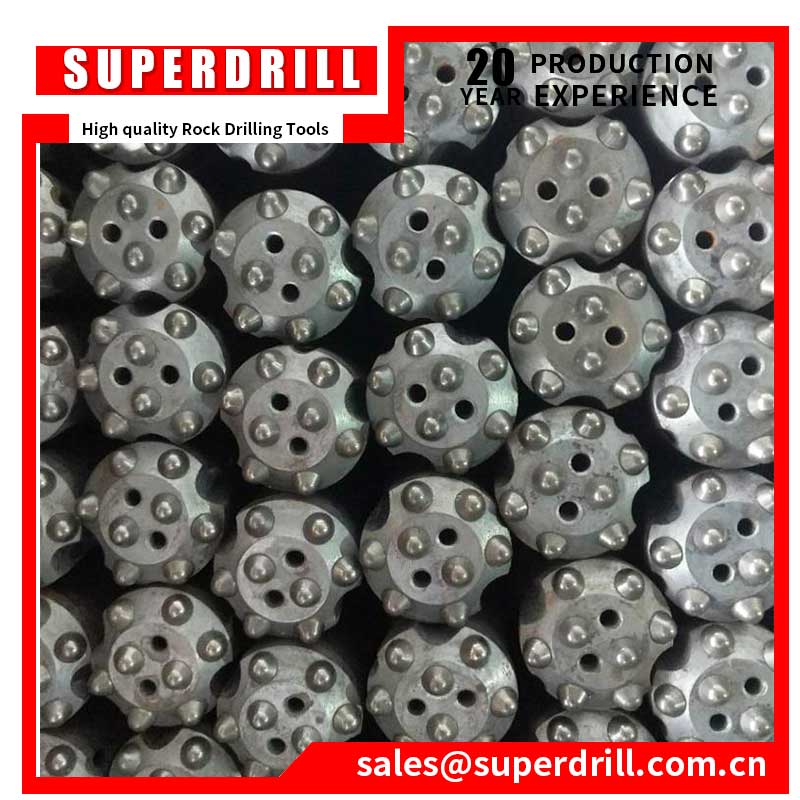 R25 R28 R32 T38 T45 T51 thread drill button bit