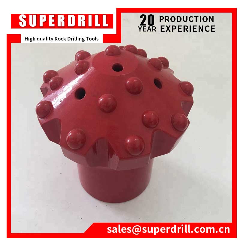 R32 R38 atlas copco 76mm thread mining rock drill button bit