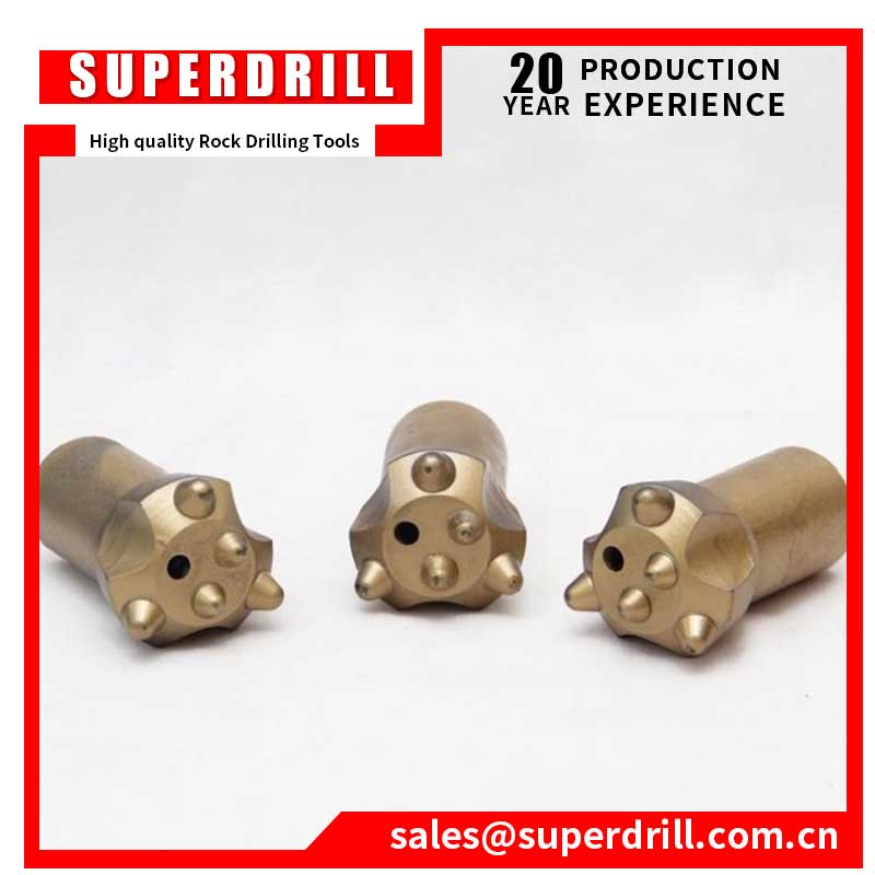 42mm R32 9 tips Thread Hard Rock Button Drill Bit