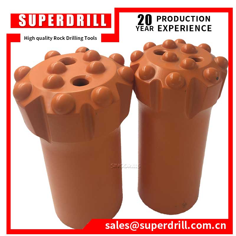 China supplier T38 76mm thread button drill bit for Mining
