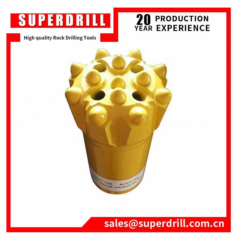 t38 t51 thread button rock drill bit 76mm 102mm