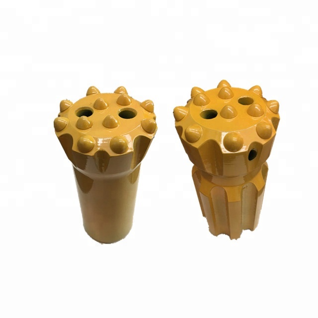 Thread R32 T38 T45 T51 rock drilling bits hot insert stoning button bit