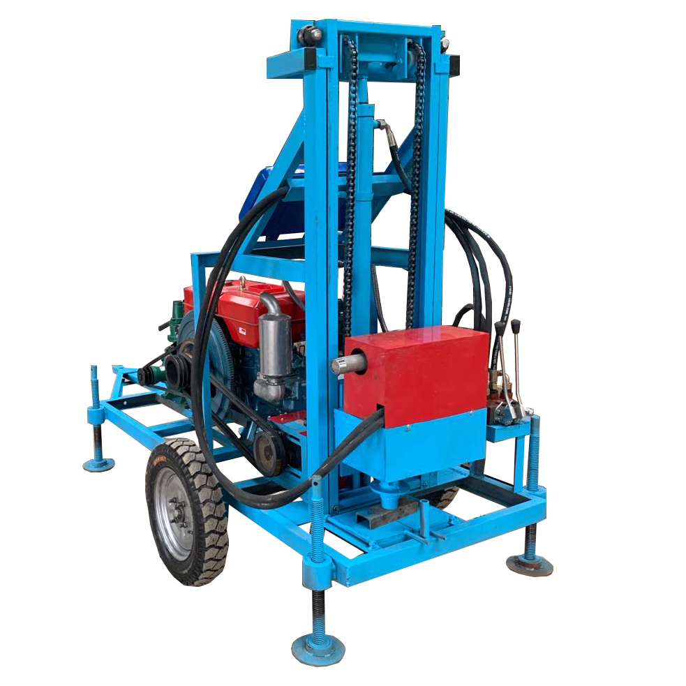  Portable 150m Deep Water Well Drilling Rig Machine