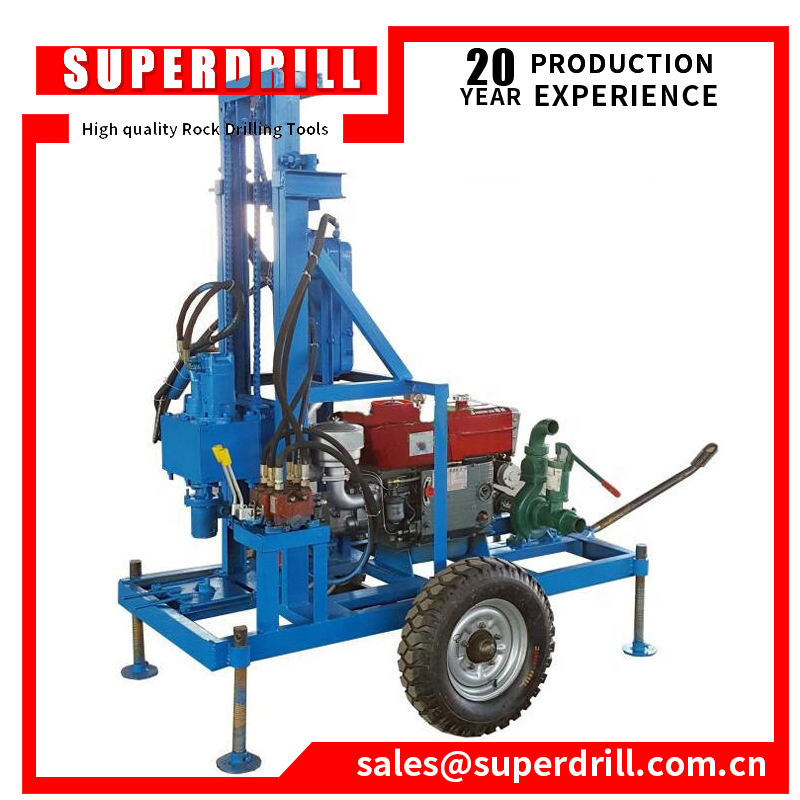  Diesel Gasoline Deep Water Well Drilling Rig Machine 