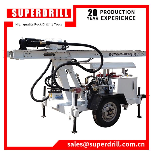 100m  Water Well Drill Rig Drilling Machine 