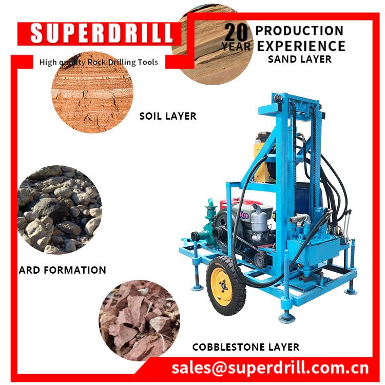 Hydraulic Diesel Water Well Drilling Rig Mine Drilling Rig