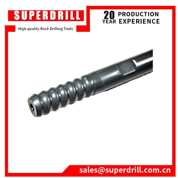 R25 R32 T38 T45 T51 Threaded Drill Rod Extension Rod Rock Drill Rod