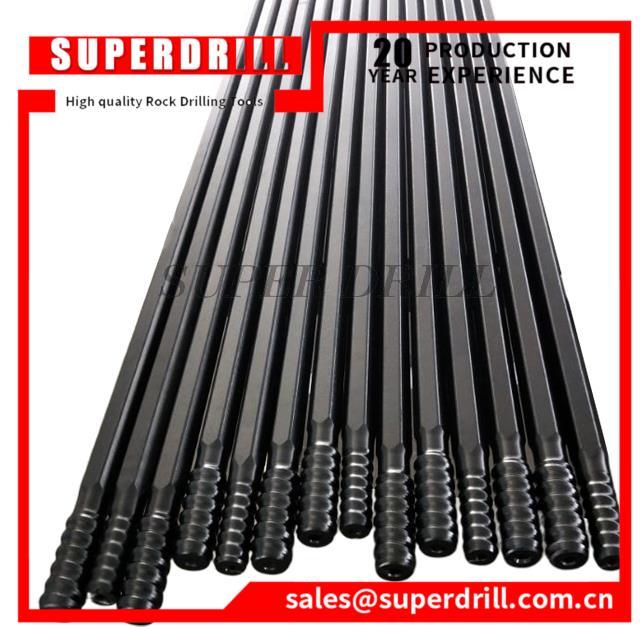 T38 1220 To 6095mm Mining Tunneling Quarrying Drilling Rod