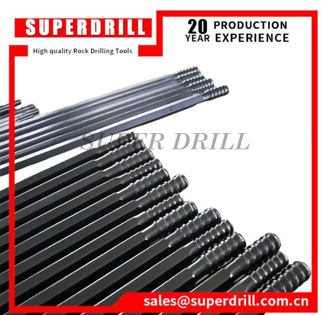 T38 1220 To 6095mm Mining Tunneling Quarrying Drilling Rod