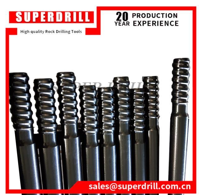 T38 1220 To 6095mm Mining Tunneling Quarrying Drilling Rod