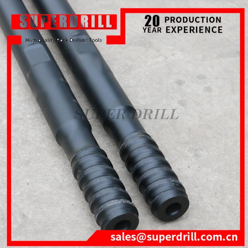 T38 Round 39 Thread Drifting Bench And Tunneling Extension Drill Rod