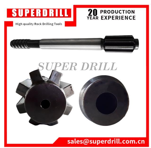 Rock Drill Striking Bars T45 Shank Adapter For Extension Rod