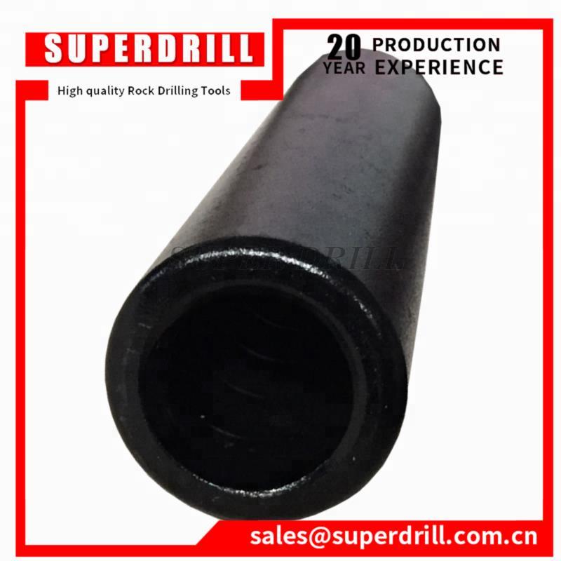 Rock Drilling Tools R32 R38 T38 T45 T51mf Mm Rod Speed Extension Drill Rod Coupling Sleeves For Mining Rock Drilling