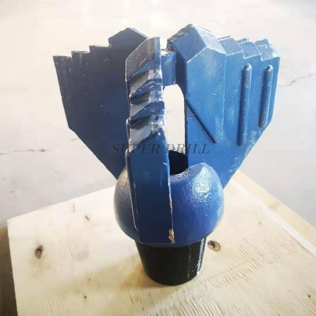 3 wings step type drag bit with diameter 100mm