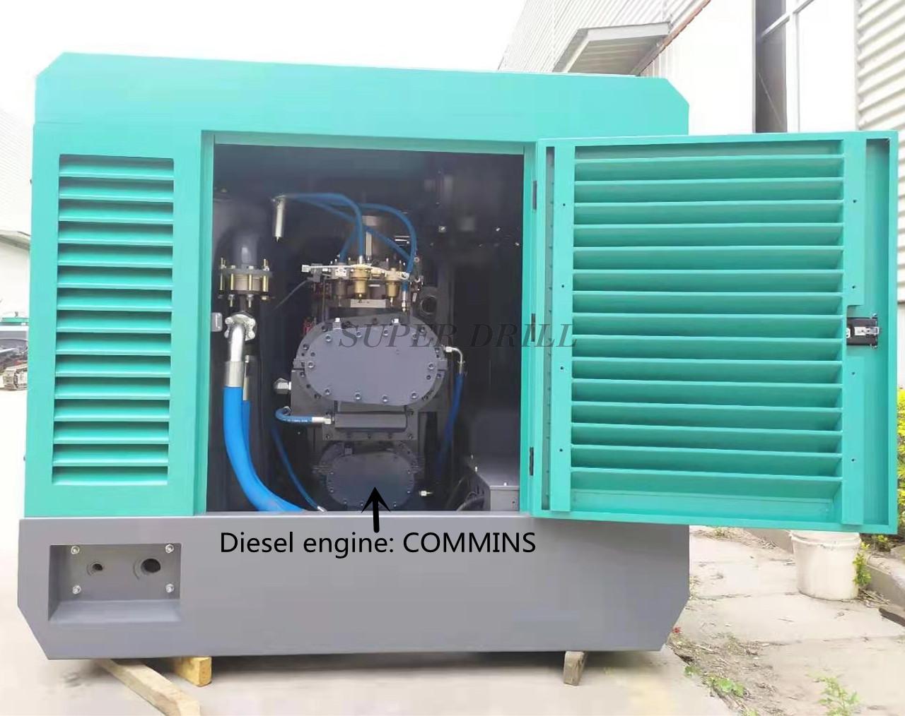Screw Air Compressor for water well drilling rig