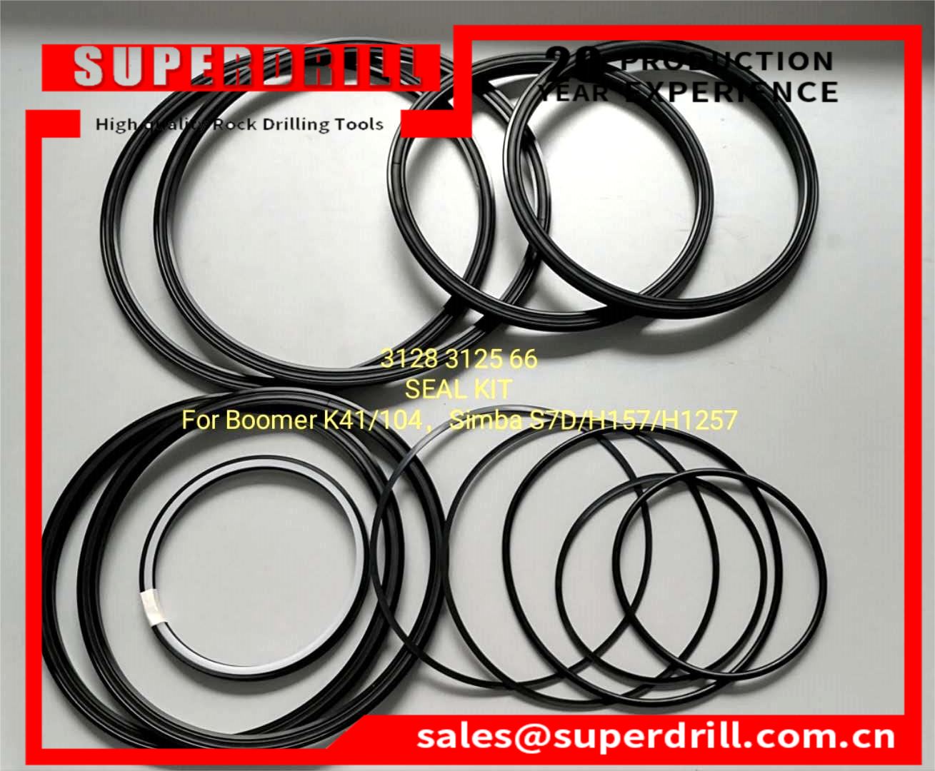 3128312566/seal Kit/drilling Rig Parts/ Boomer 104,Boomer K41 / Simba H1257,Simba H157,Simba S7d