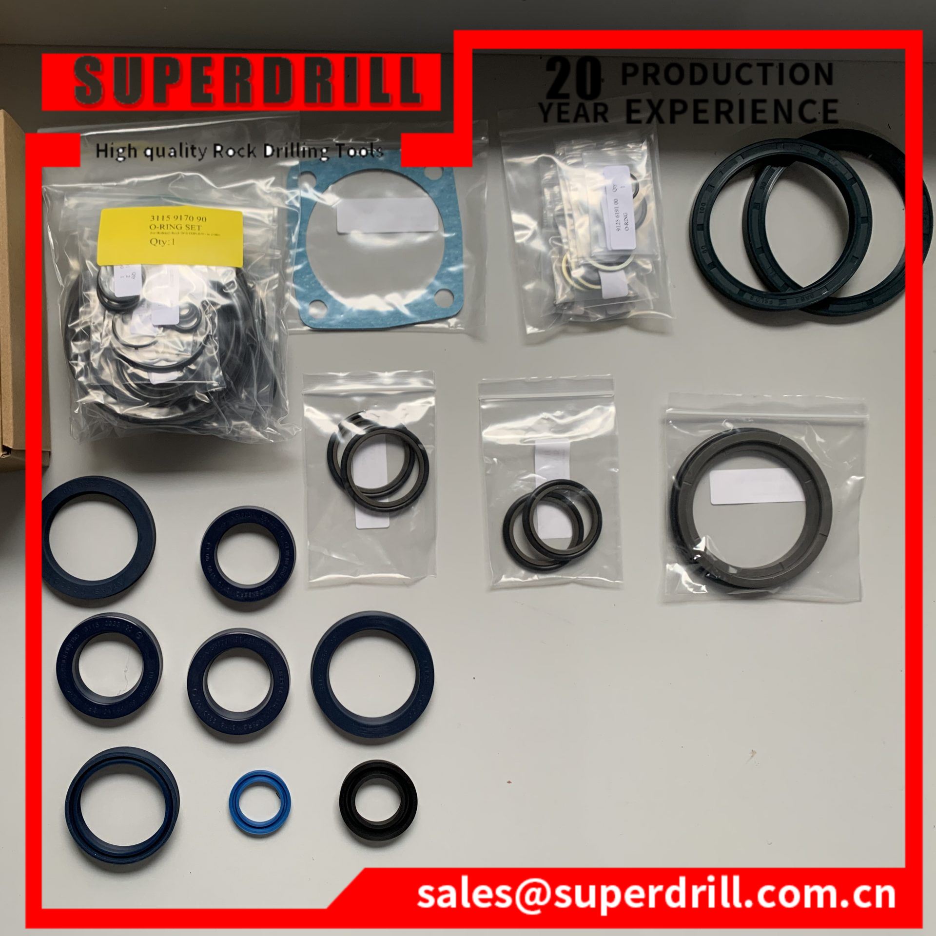 Sealing Package For Overhaul Of Rock Drill/3115915395/cop2160 / 2560 Excluding 3115 3449 00/drilling Rig Parts