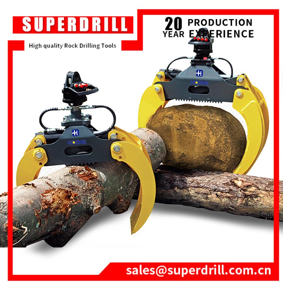Mini Excavator Log Rotating Grapple 