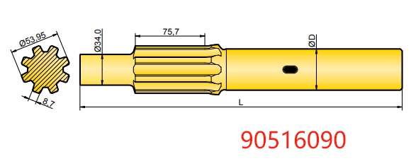 90516090 Secoma Drifting Shank Adapter