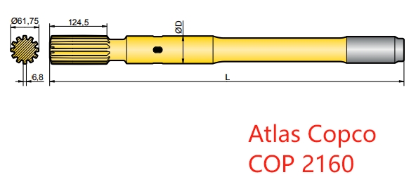 90516216 and 90516220 Atlas  COP 2160 Shank Adapters