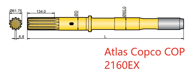 90516035 and 90516048 Atlas 2160EX Shank Adapters