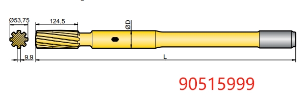 90515999 Atlas COP 2550 Shank Adapter