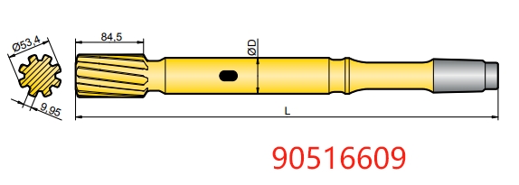 90516609 Atlas COP 3038 Shank Adapter