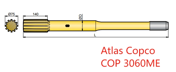90516633 / 90029104 Atlas COP 3060ME Shank Adapters