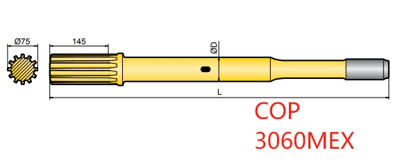 90516632 / 90029062 Atlas COP 3060MEX Shank Adapters