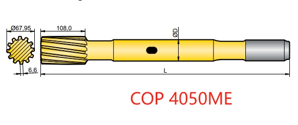 90516318 / 90029151 Atlas Copco COP 4050ME Shank Adapters