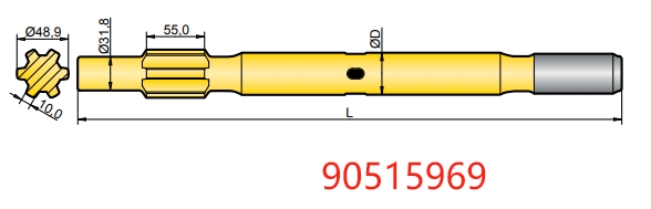 90515969 Furukawa HD 90 Shank Adapter