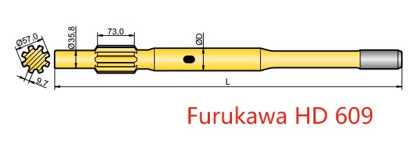 90516197 Furukawa HD 609 Shank Adapter